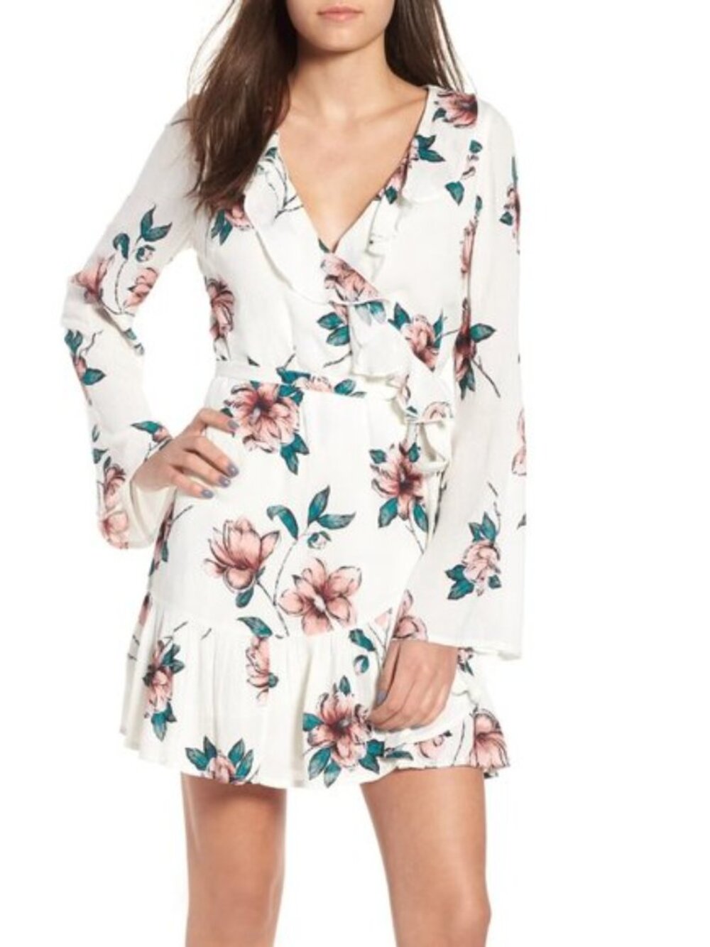 Billabong Ruffle Trim Minidress